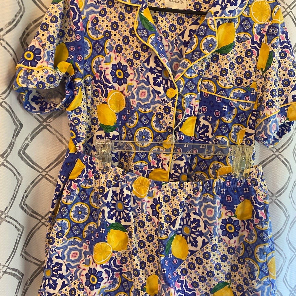 Bedhead pj set shorts and short sleeve brand new